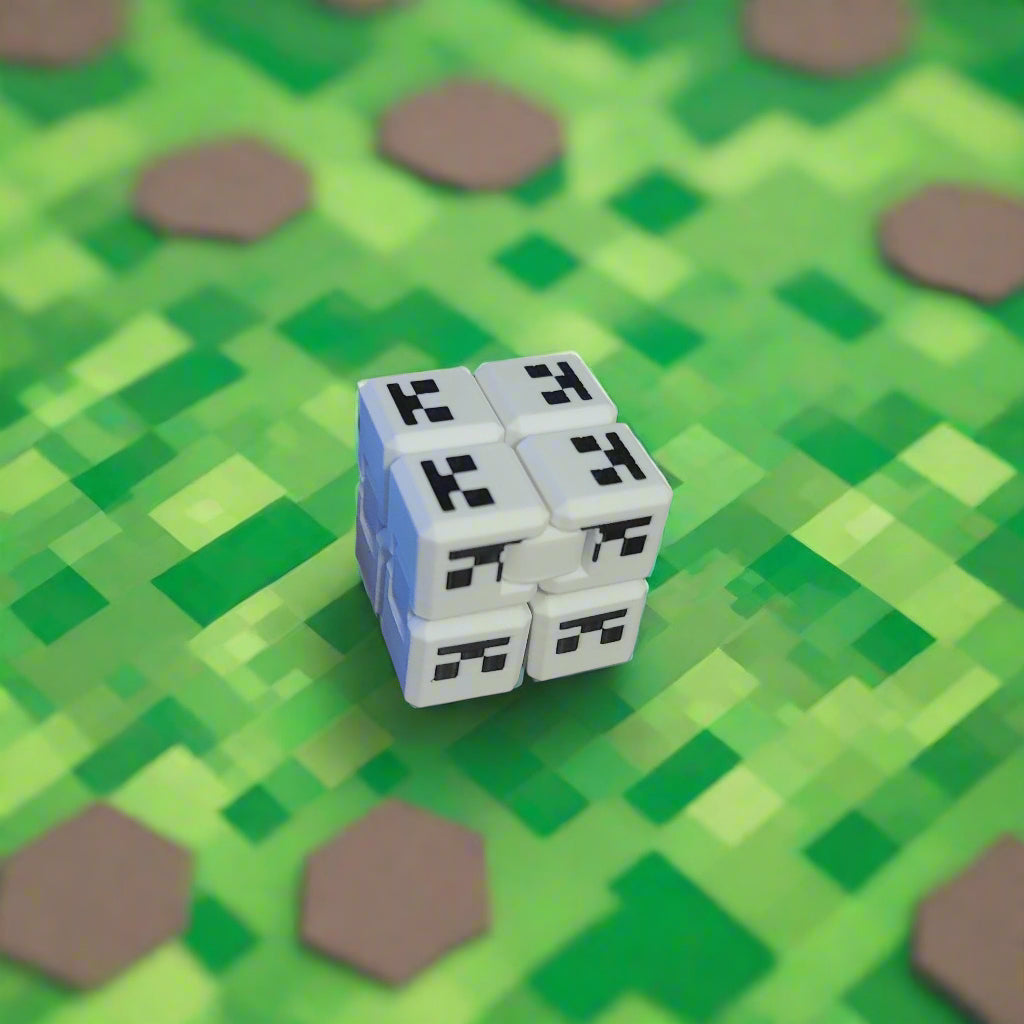 fidget cubes from chuganations 3d lab inspired by minecraft mobs