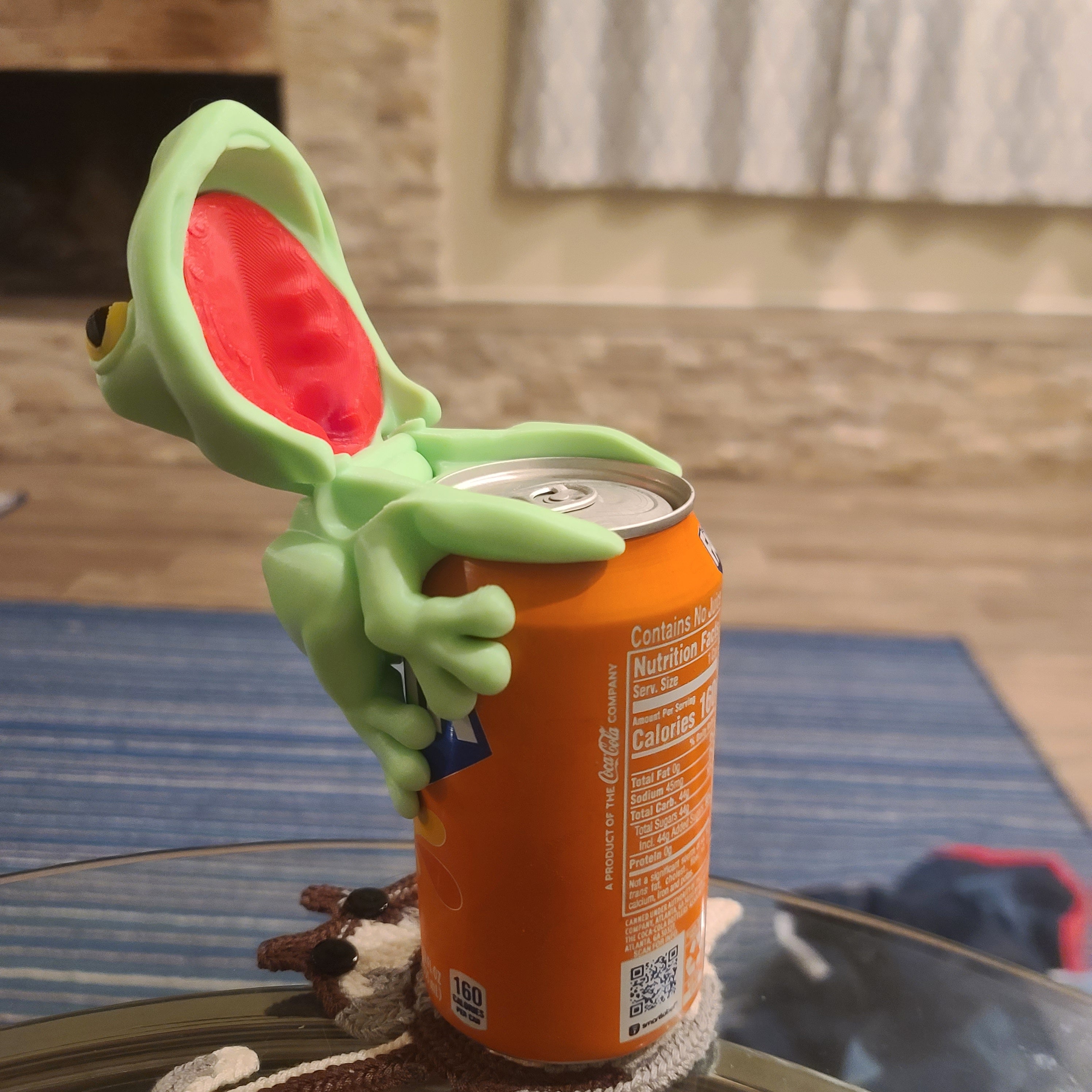 Fizzy Frog Lid - Guardian of the Soda.