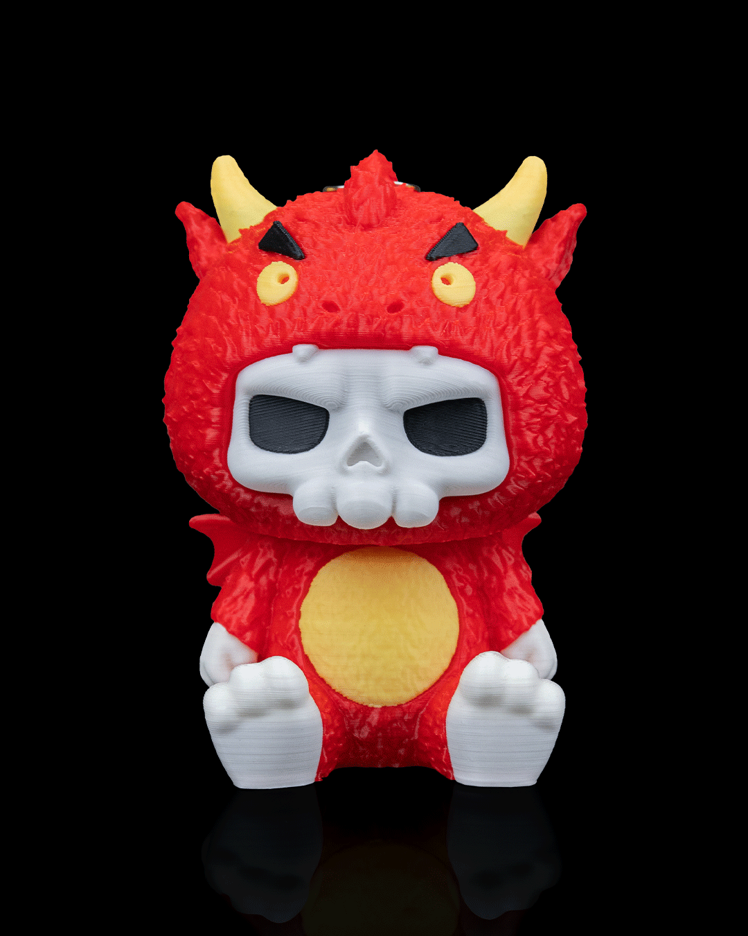 Scubbies - Scorchy - Skeleton in Cute Devil PJs Quick Charm