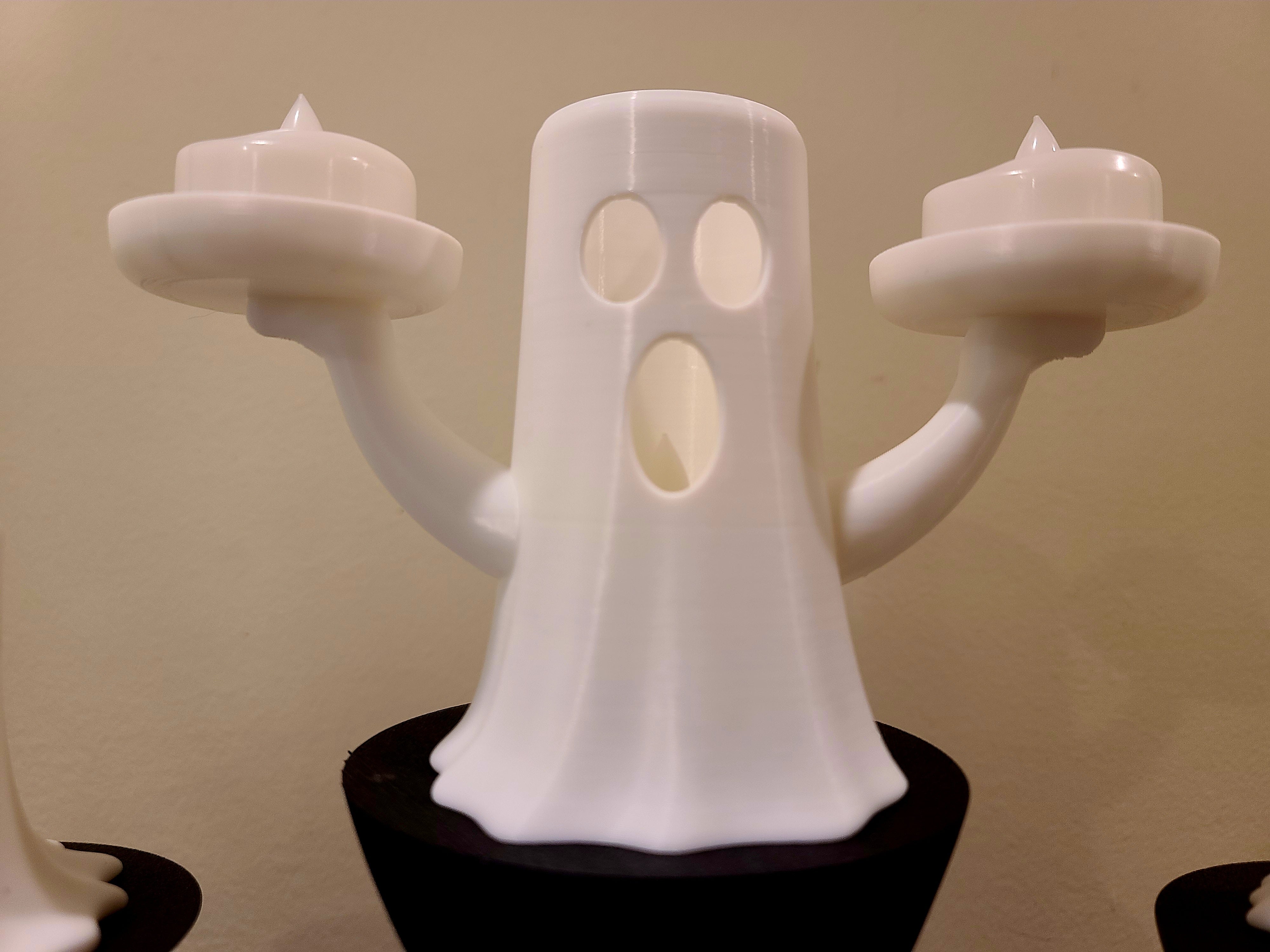 Boo-fet Server Ghost Tealight Holder