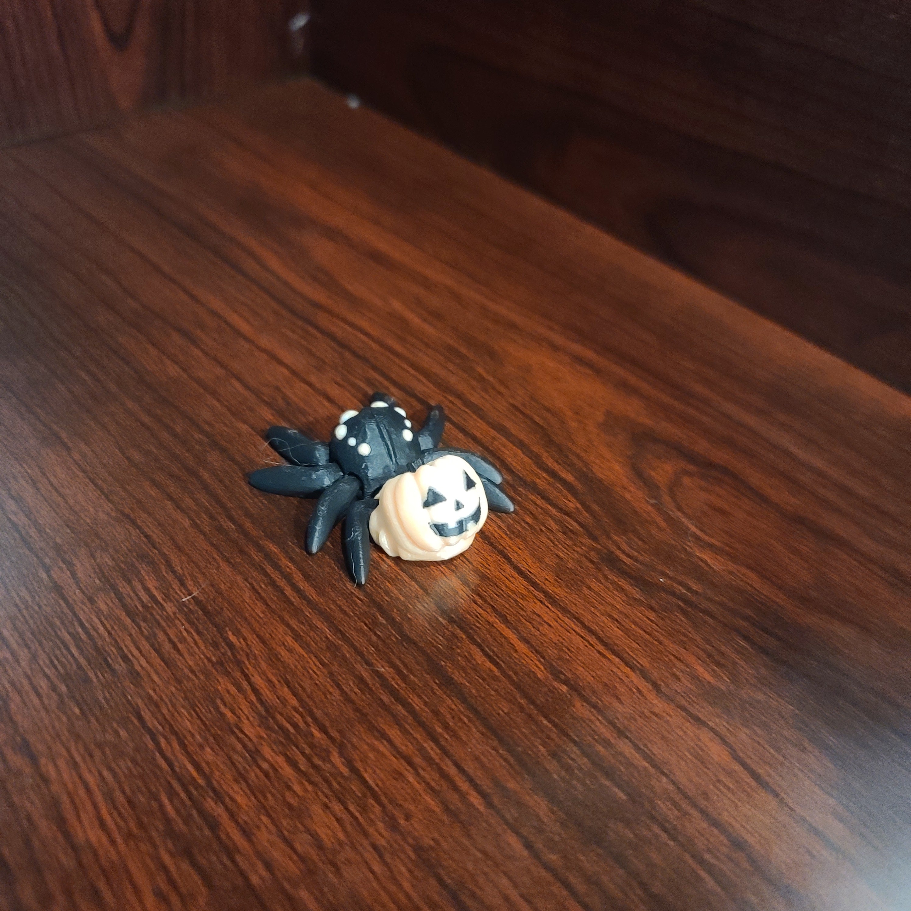 Spider with pumpkin body