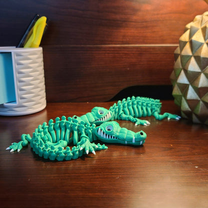 Multi-Colored Alligator Fidget Toy