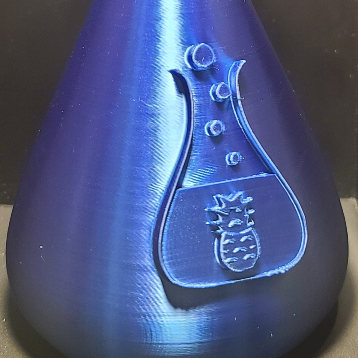 deep blue beaker sample featuring chuganations logo