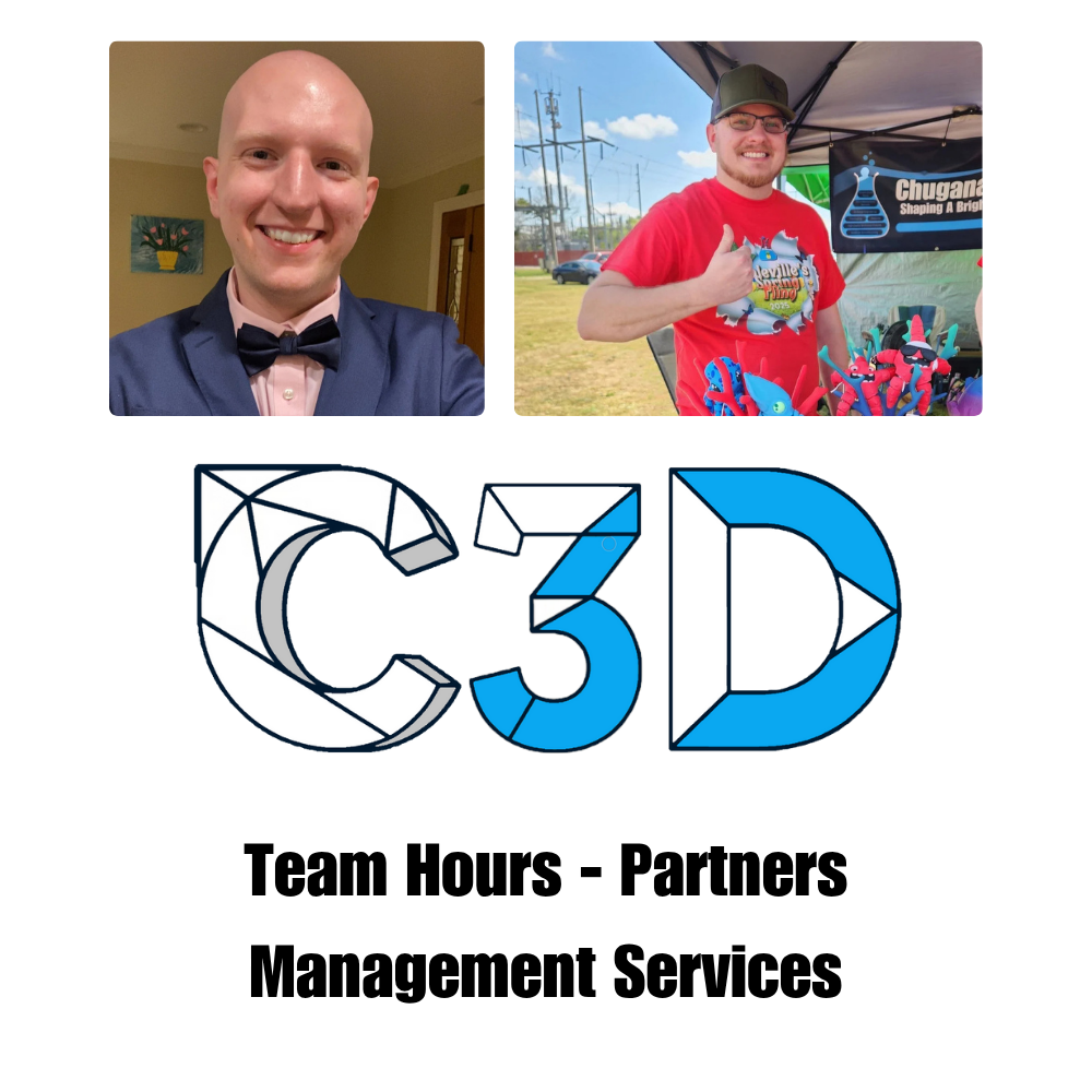 Chuganation's 3D Lab Support Team Hours - Partners Management Services