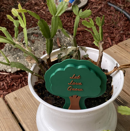 Garden Plant Stake - Let Love Grow