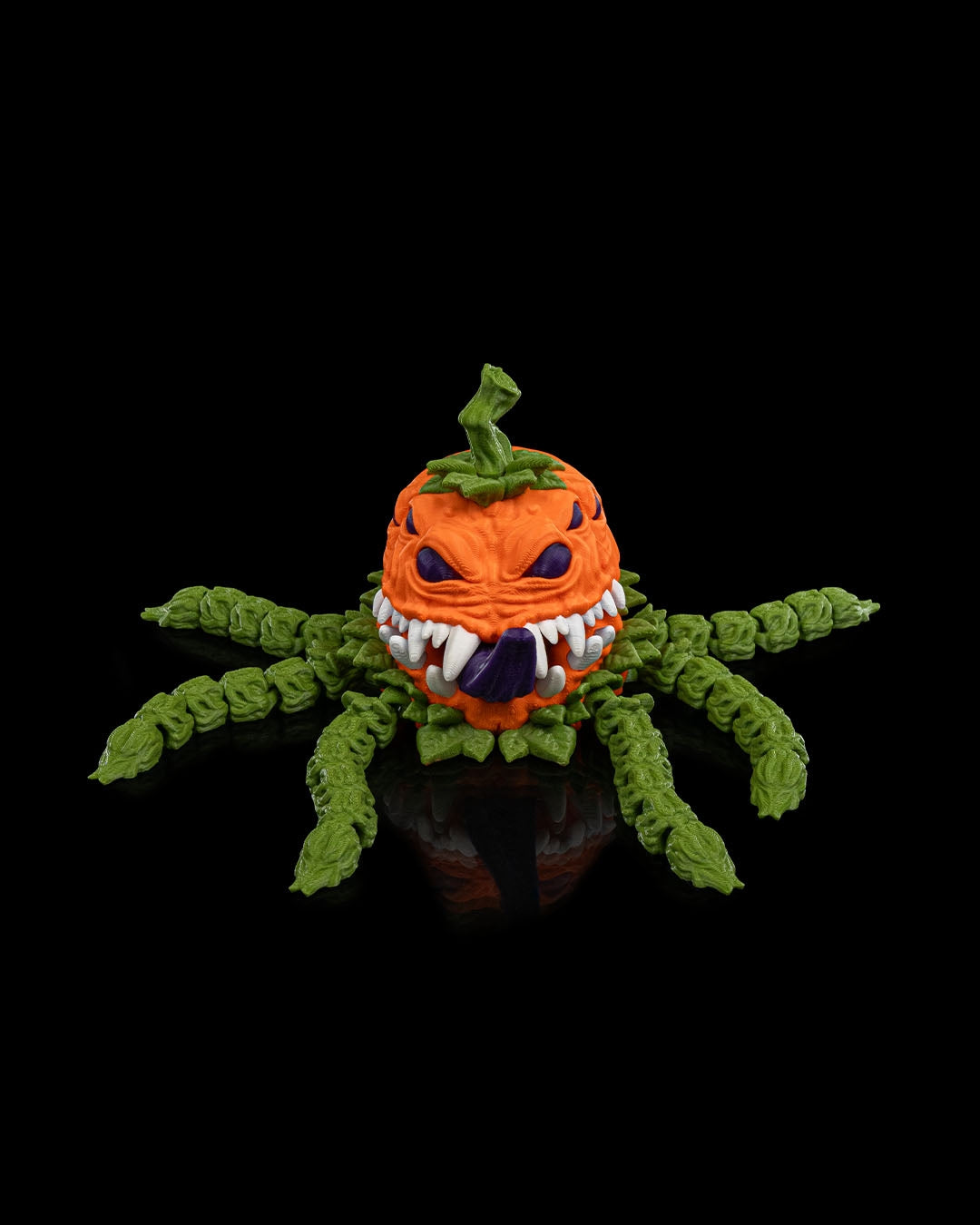 Glow Pump-Kraken 3D Printed Pumpkin Fidget With Tentacles