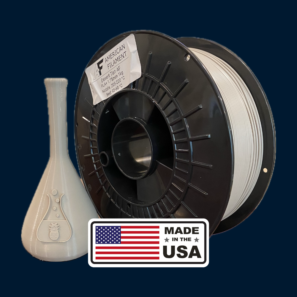 Desert Tan FDE AF PLA+ 3D Printer Filament, 1.75 mm Diameter