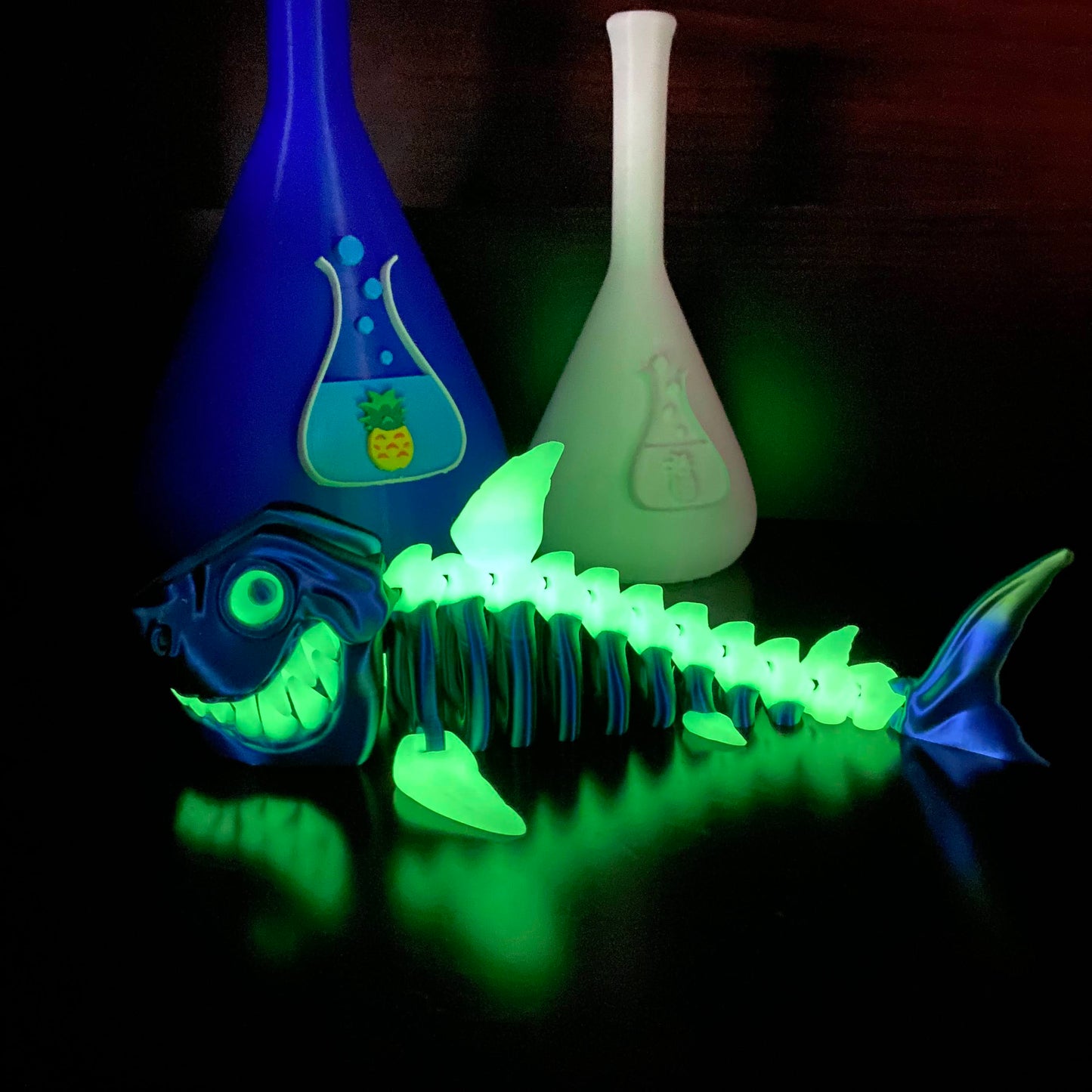 Glow Green Shark Fidget