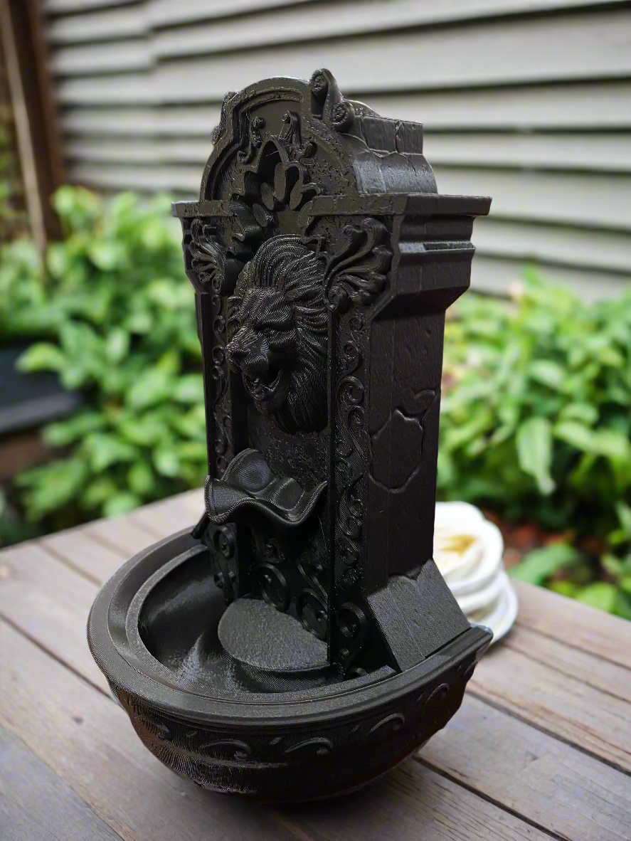 Lion's Courage Fountain Backflow Burner