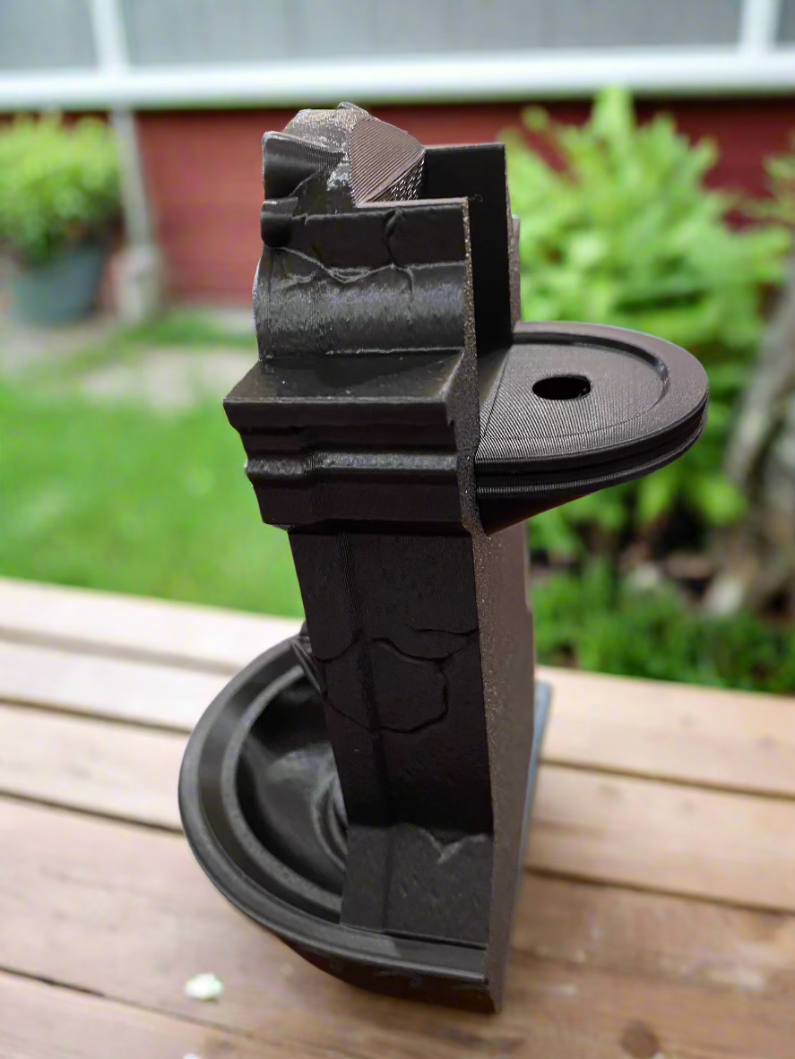Lion's Courage Fountain Backflow Burner