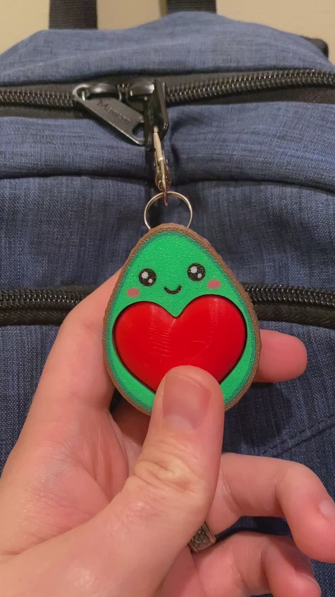 Avocado Clicker Charm