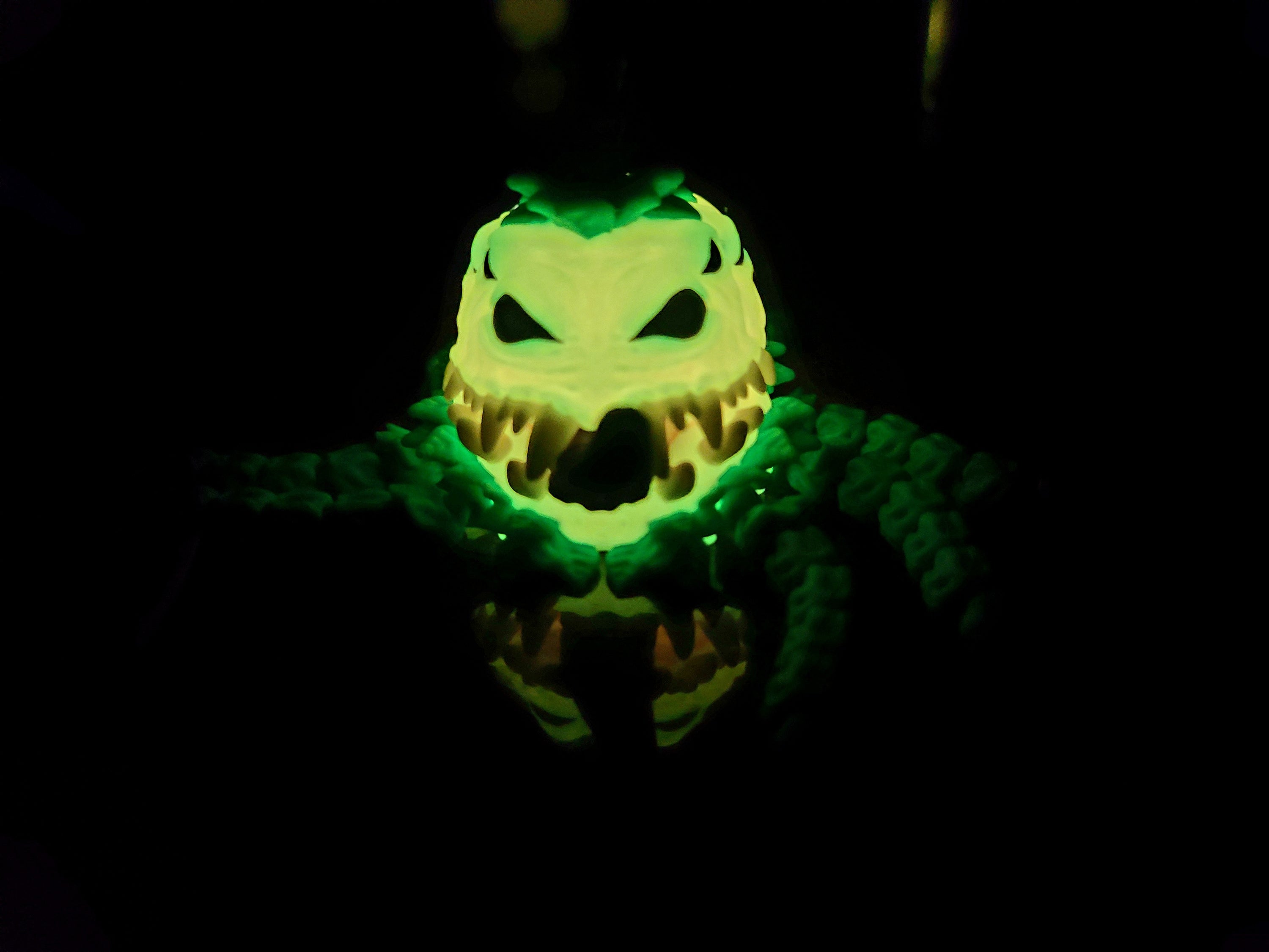 Glow Pump-Kraken 3D Printed Pumpkin Fidget With Tentacles