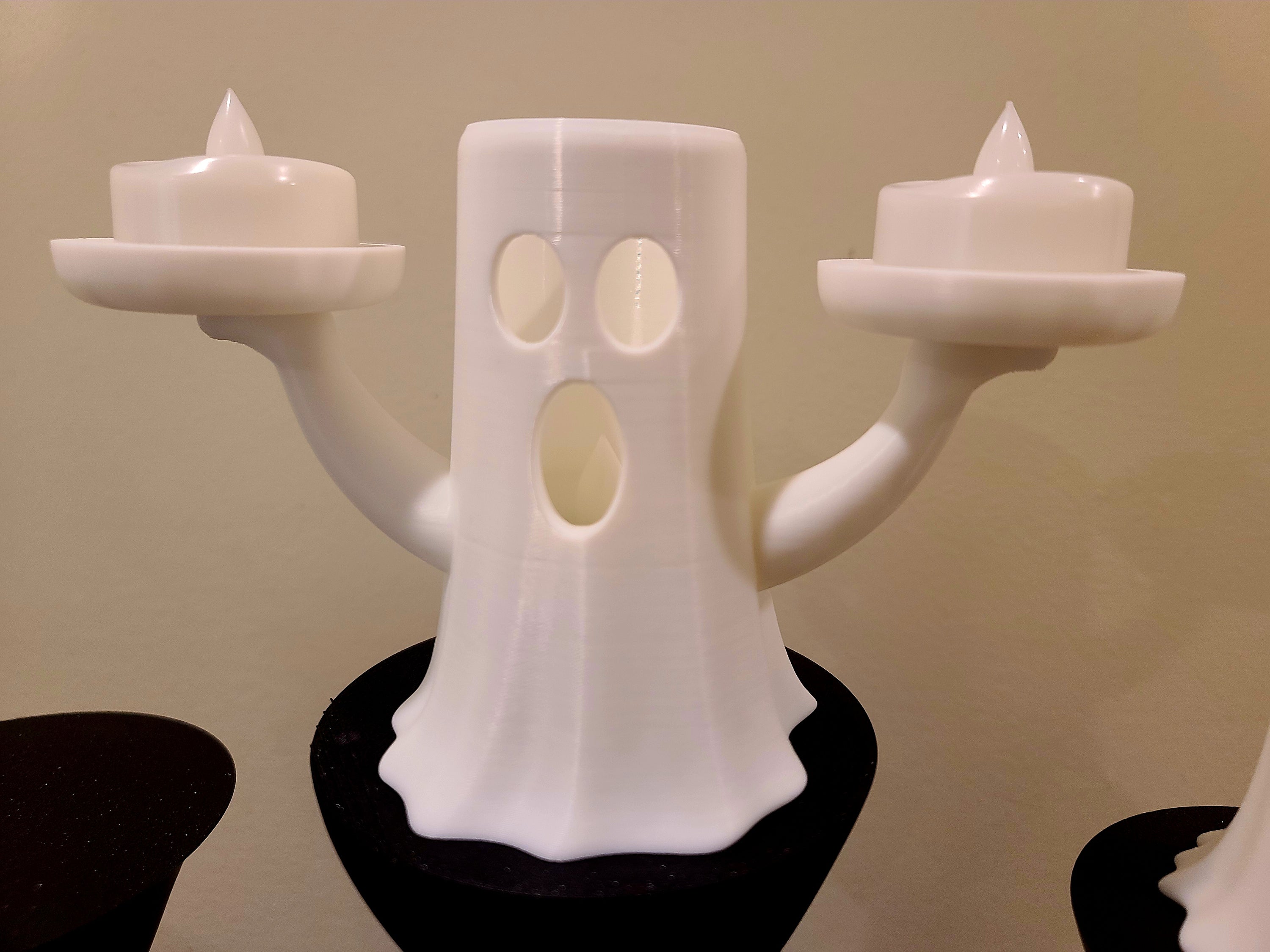 Boo-fet Server Ghost Tealight Holder