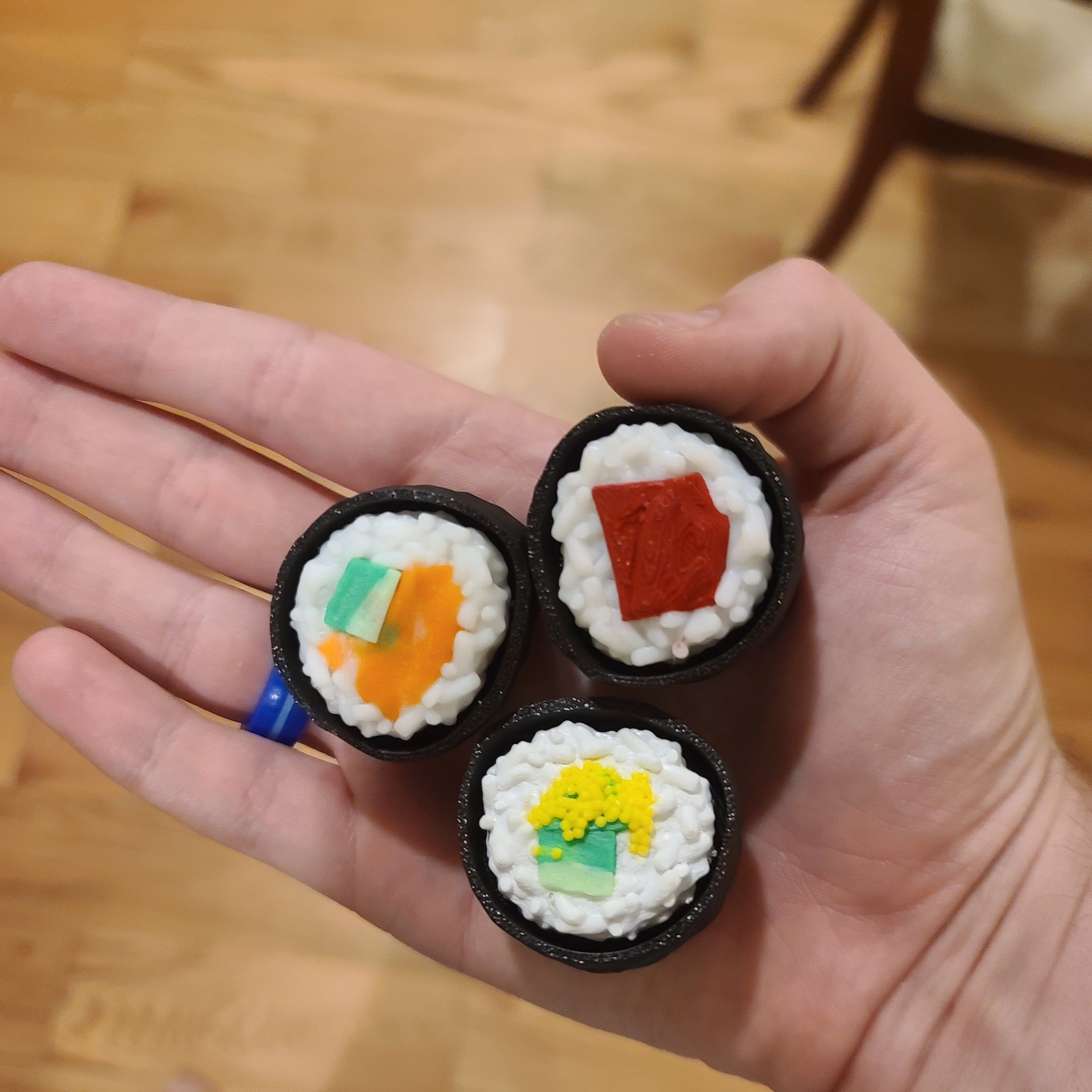 Sushi Clicker Fidget - 3D Printed Satisfying Clicker