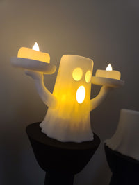 Boo-fet Server Ghost Tealight Holder