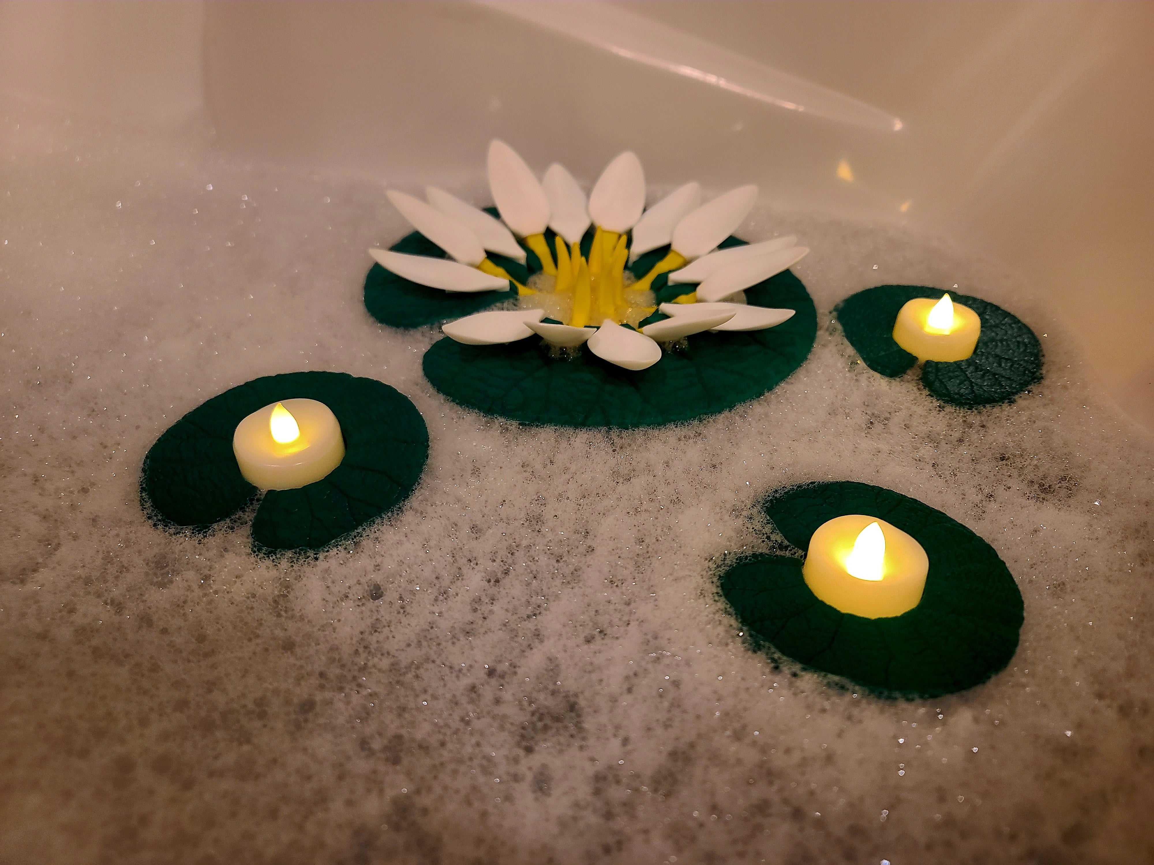 Soda Lily 3D Printed In-Bath Soda Holder