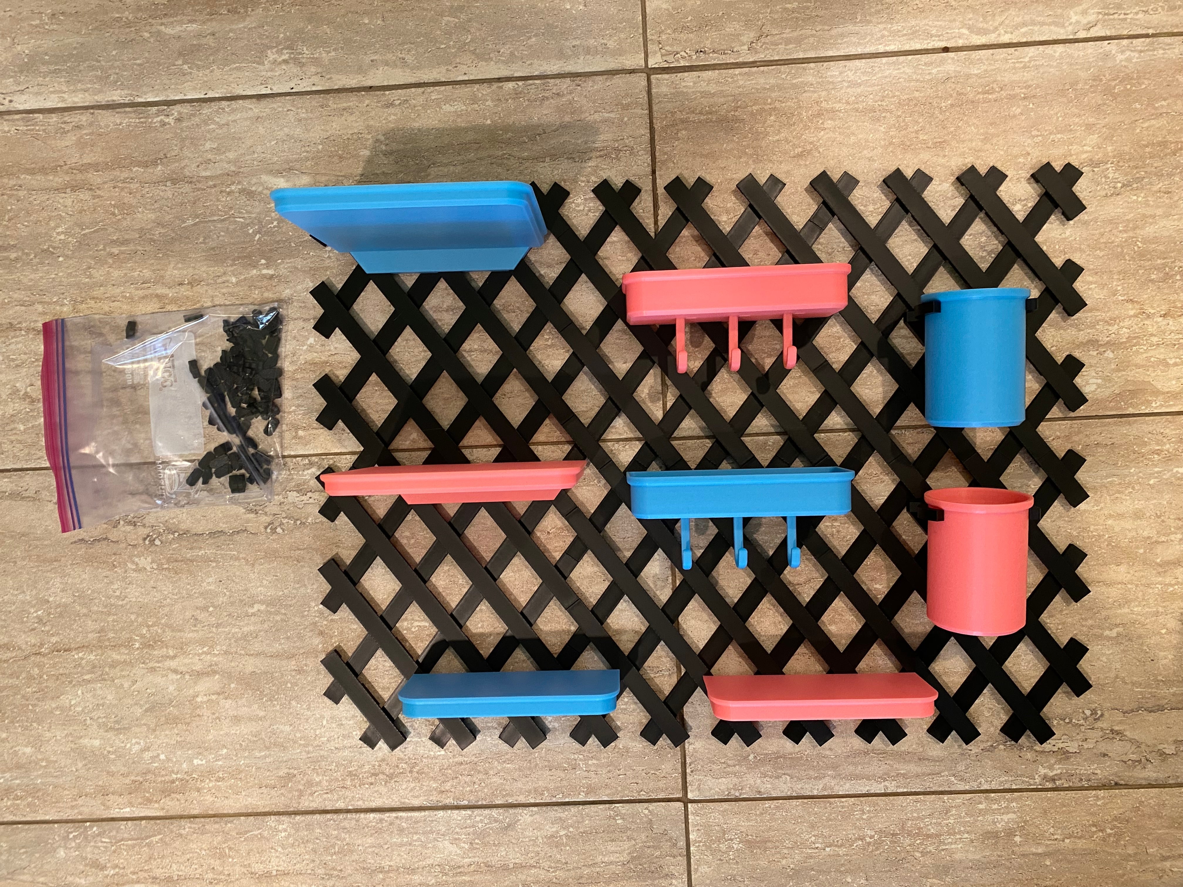 Classy Lassy Pink And Blue Trellis Bundle